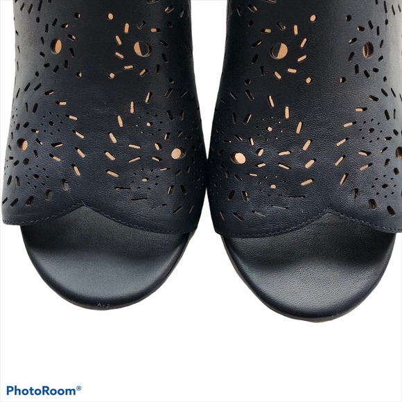 Jack Rodgers Ronnie Wedge Cork Slide Sandals 10 - Picture 12 of 12